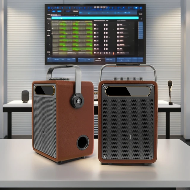 IHOMELIFE Professional Mini BT Box Karaoke Speaker Magnetic Home Party Wireless Portable Microphones for KTV Mobile Phones
