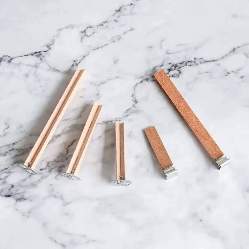 Wholesale Custom Wooden Candle Wick Scented Soy Candles Wood Wicks With