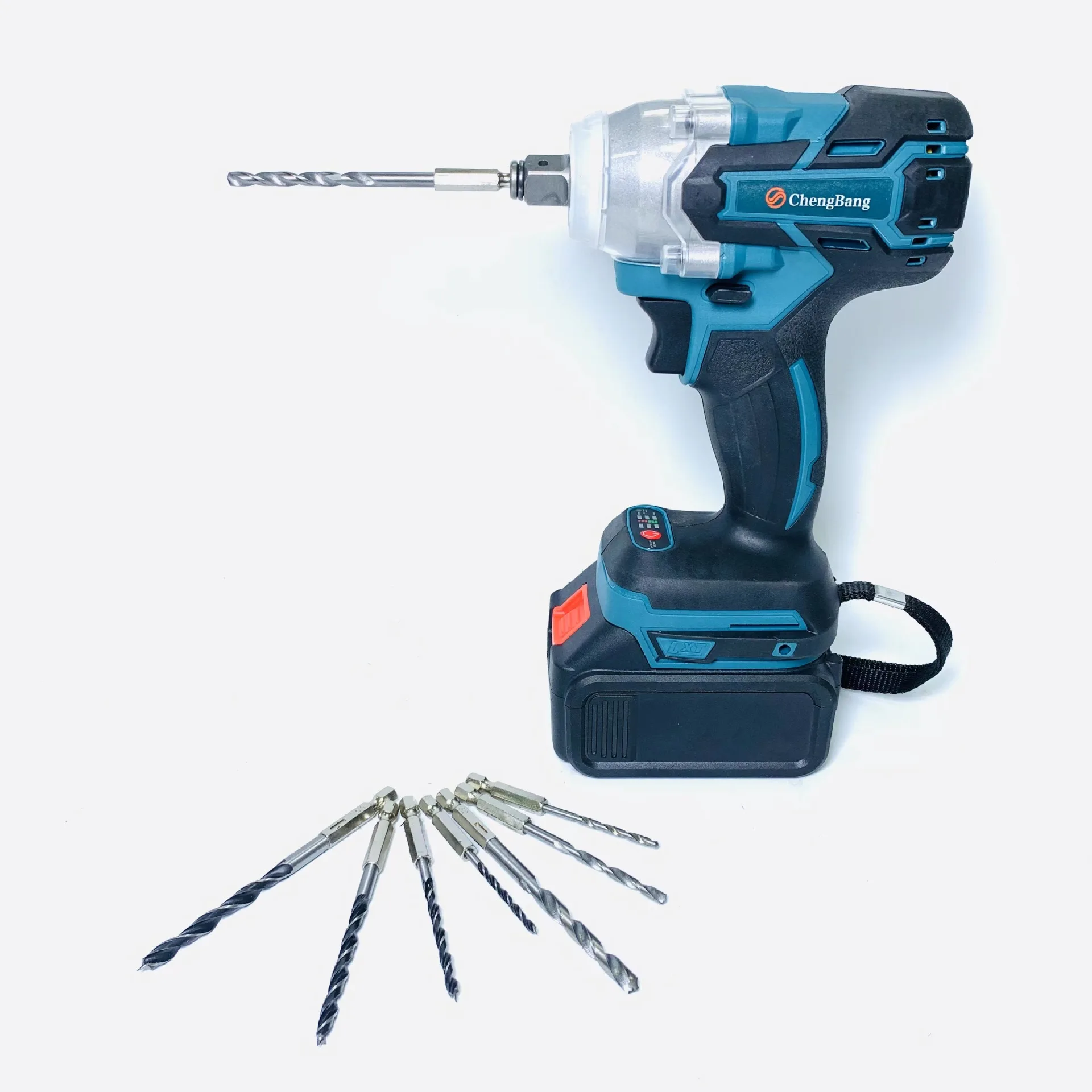 Set of 27pcs High Power Brushless Lithium Electric Impact Wrench