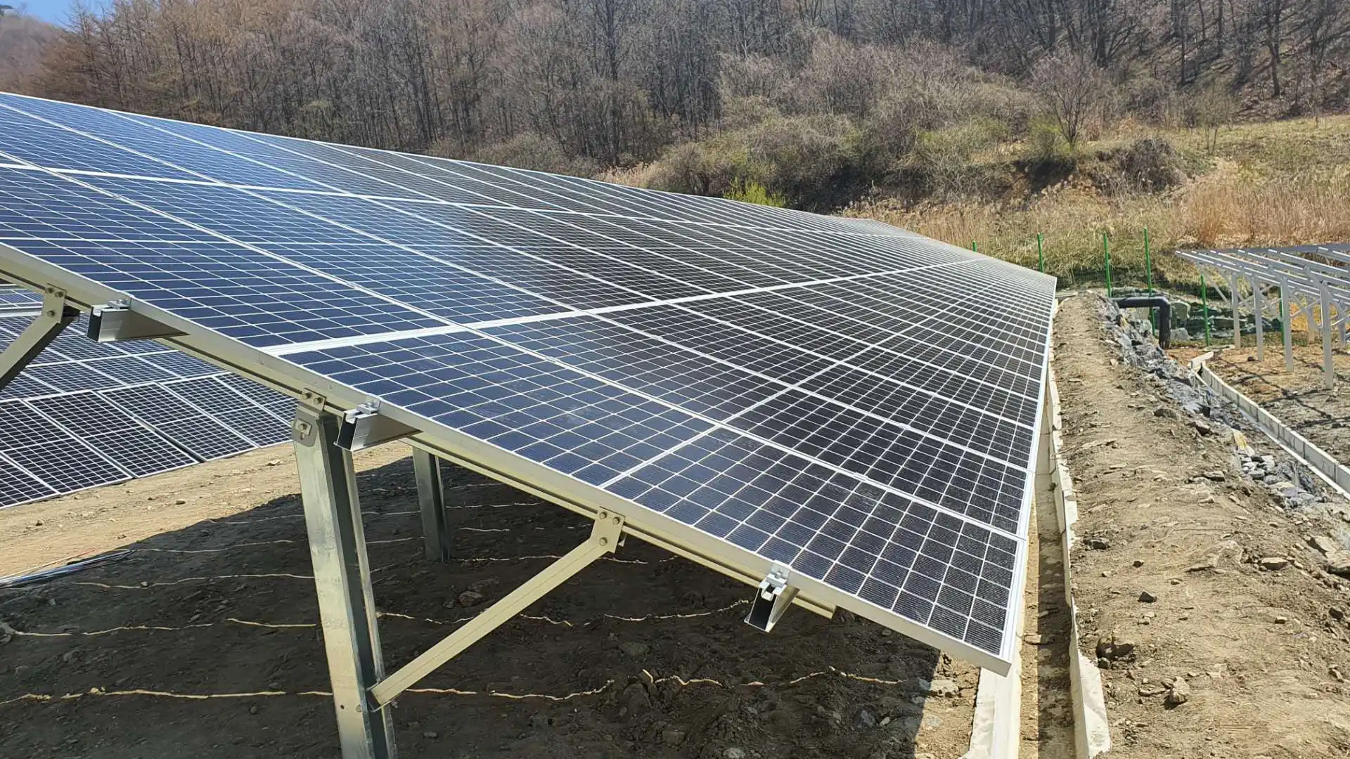 Super Solar PV Ground Mounting Stand Structure Solar Panel Pole Mount Ground Mount Solar Racking Systems