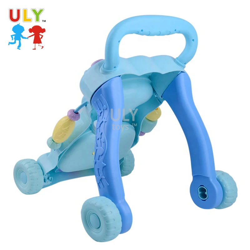 Customizable Musical Car Exercise Toddler Education Push Car Baby Walker Child Toddler Trolley With Study Machine for Kids