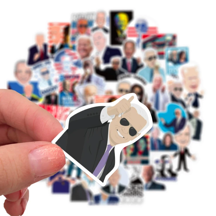 Уличная виниловая самоклеящаяся наклейка для багажа с защитой от УФ-излучения, американский президент 2020, биден-наклейка Харрис