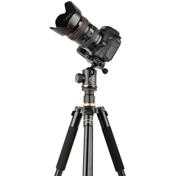 Q520 &146cm Camera Tripod & Professional  Tripod Stand with Q02 Ball Head & Aluminum Portable Tripied for Video Camera detail image