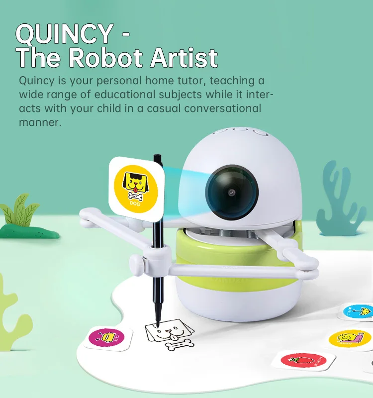 Scan & Draw   Spelling Games Math Games SALE! Quincy the Robot Artist