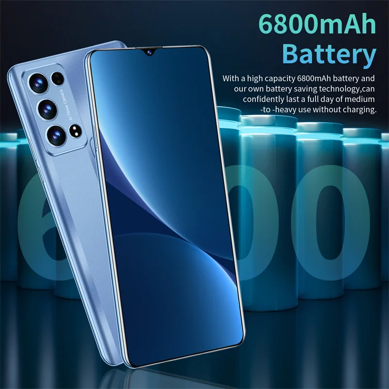 Global Version 7.2inch 16gb+1tb Large Battery 6800mah 16mp+32mp ...