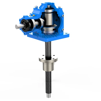 Worm Screw Jack Lift Gearbox Worm Gear Screw Jack Lifter Mechanical ...