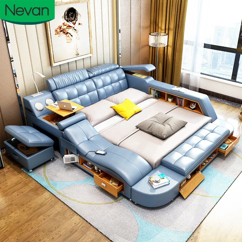 Shop Our Hot Sale Wooden Frame Soft Double Massage Bed