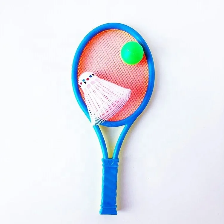 Set Tennis D'Entraînement Pour Enfants | Raquette + Balle Mousse + Socle - Jeu De Plein Air Dès 5 Ans