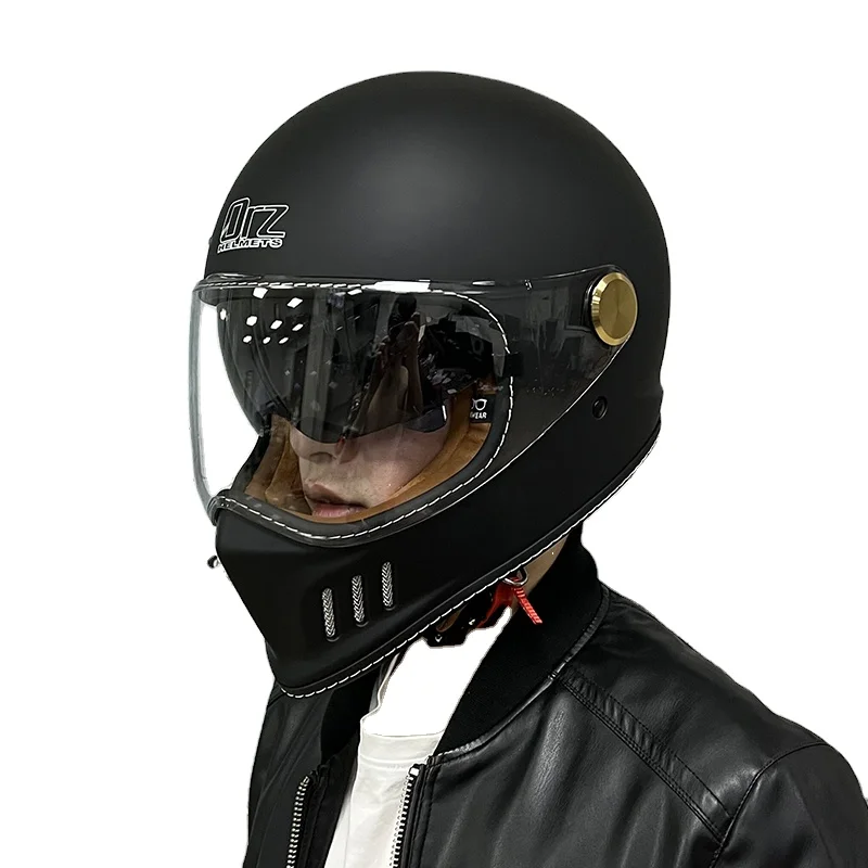 Vintage Honda Adventure Helmet Vintage Motorcycle Retro Full-Face
