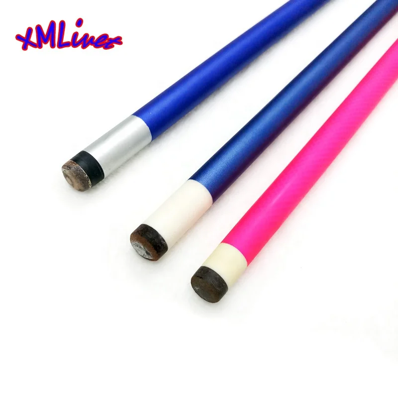 Xmlivetカラフルなカーボンファイバービリヤードキュースティック13mm