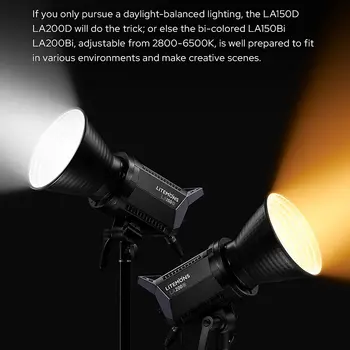 Godox LA200D Daylight Video Light CRI 96+ TLCI 97+ FX Effects Support Godox Light APP for Youtubers Live Streamers Videomakers detail image