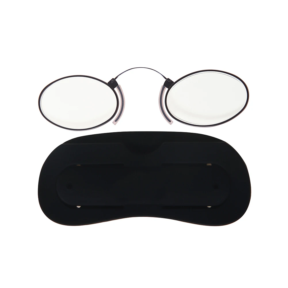 Metal Foldable Rimless Without Arms Nose Thin Folding Reading Glasses