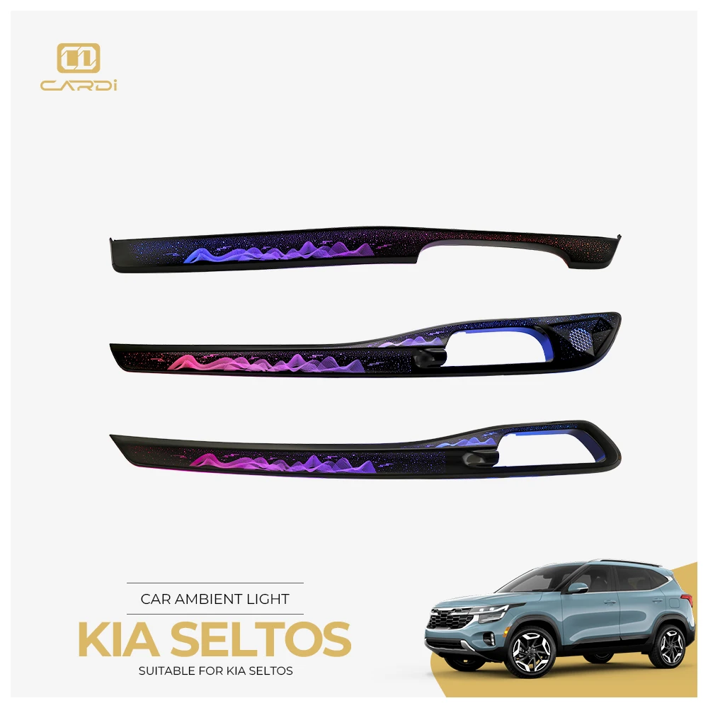 D13 Ambient Light For Kia Seltos 265 Colors Car LED Lighting Kit With App Control Music Sync