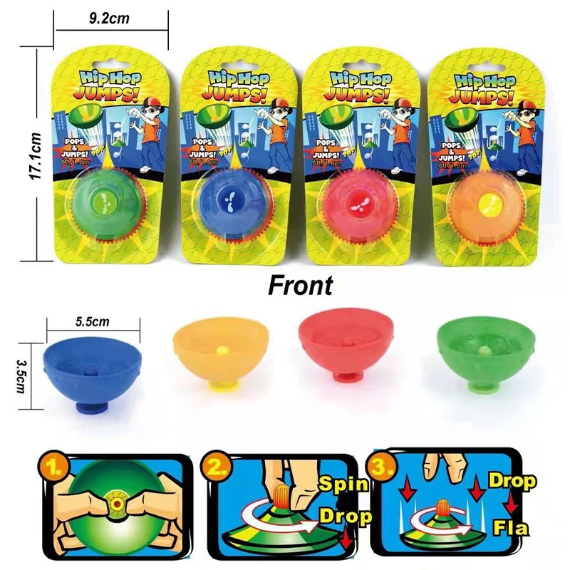 Novelty Squishy Fidget Toys Anti Stress Pop Up Jumping Half Ball