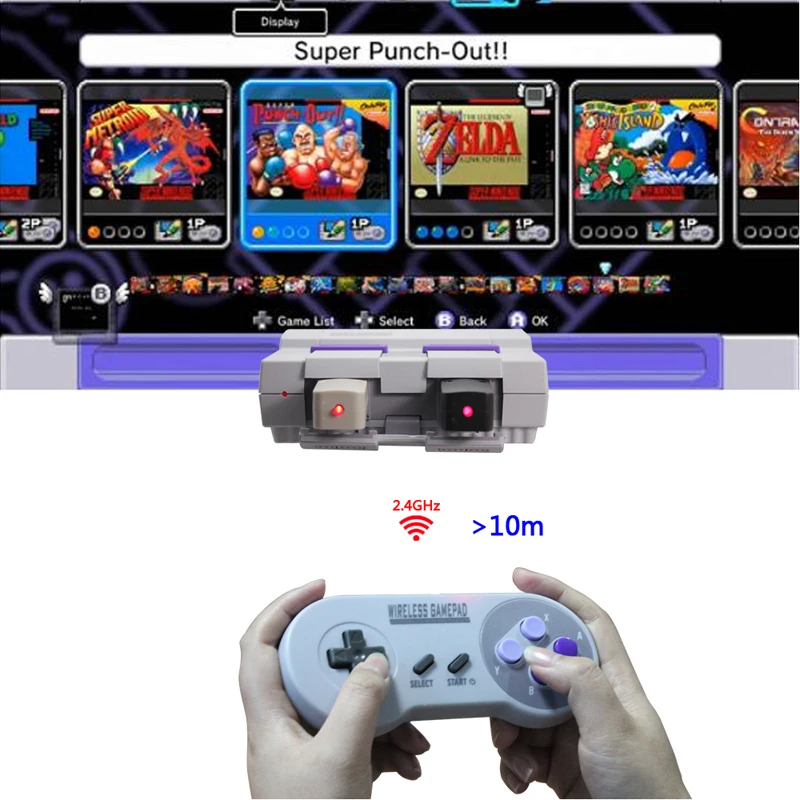 Eerste baden Duiker For Switch Snes Super Nintendo Classic Mini Console Remote Wireless  Gamepads 2.4ghz Joypad Joystick Controle Controller - Buy For Switch Gamepad,For  Switch Joypad,For Switch Controle Product on Alibaba.com