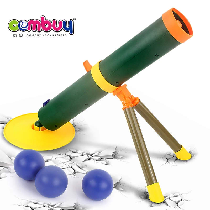 Shooting Gun Game Kids Play Electric Ping Pong Cannon Toy