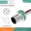 M12-B-4P male PG9