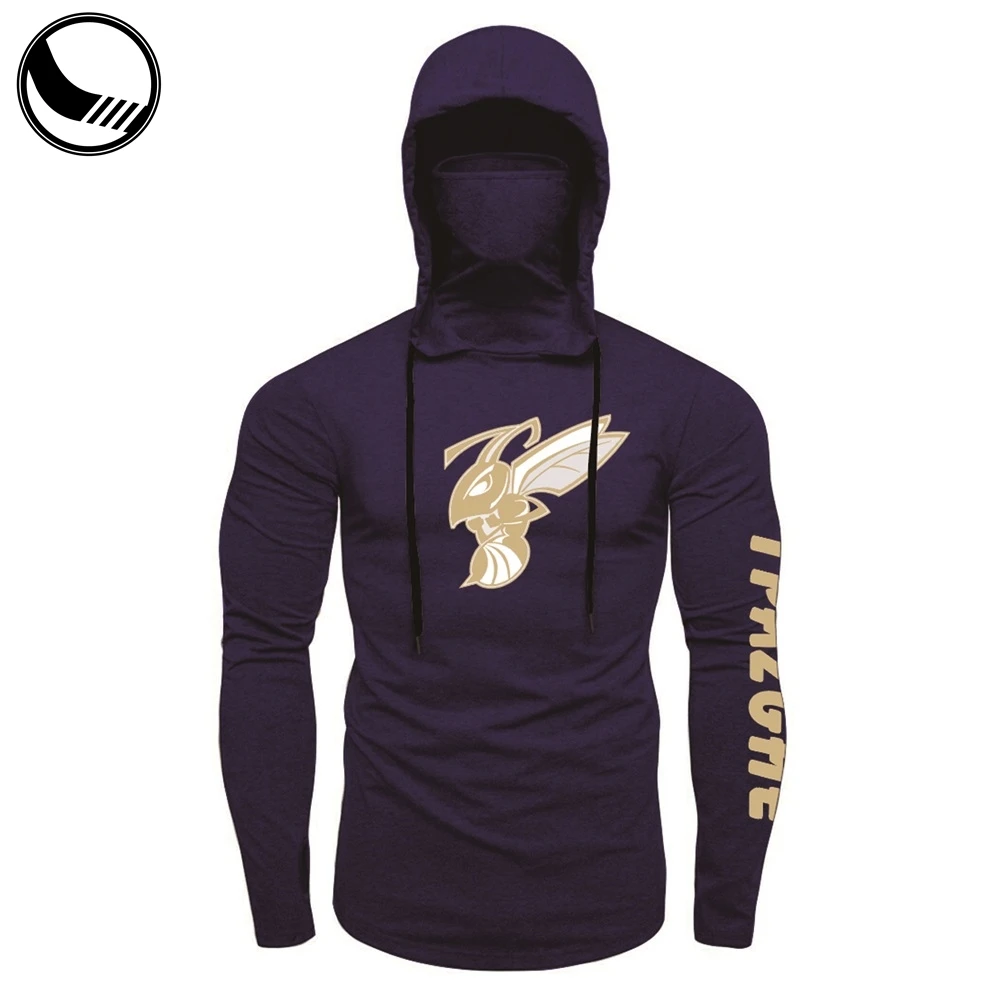 High Quality Custom Embroidery Two Tone Custom Anime Women's Hoodie With Gaitor