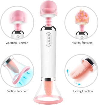 Hot Sell Vibrator G-spot Sex Toys For Woman Nipple Sucking Clitoral Stimulator Licking Tongue Vibrating Sucker