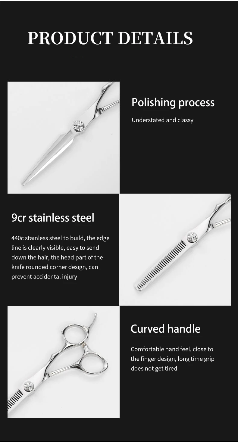 Hair Cutting Scissors 9cr High Quality Stainless Steel Scissors Hair