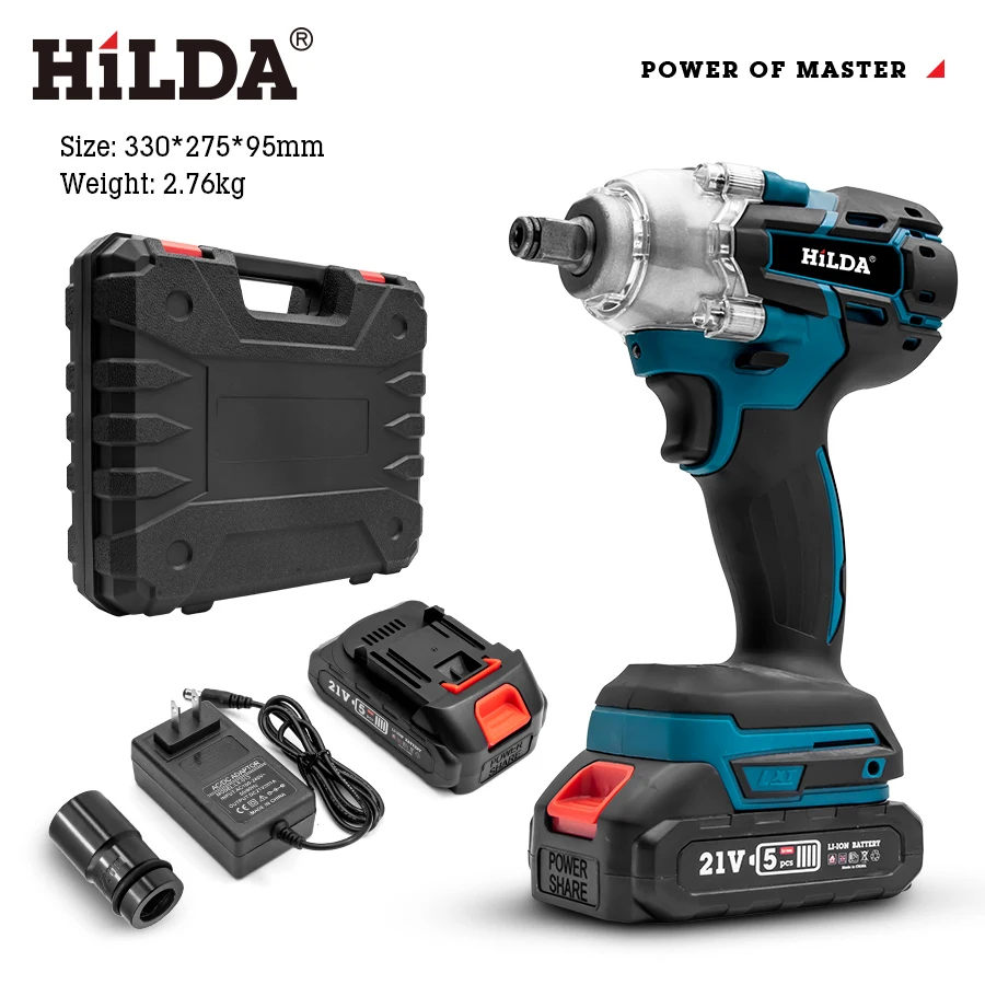 Portable cordless power tool brushless impact wrench battery cordless impact wrench