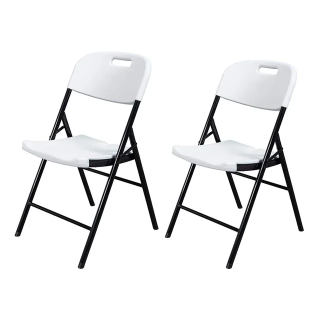 Yasn Portable Lightweight Garden Folding Chairs Wholesale Fold White