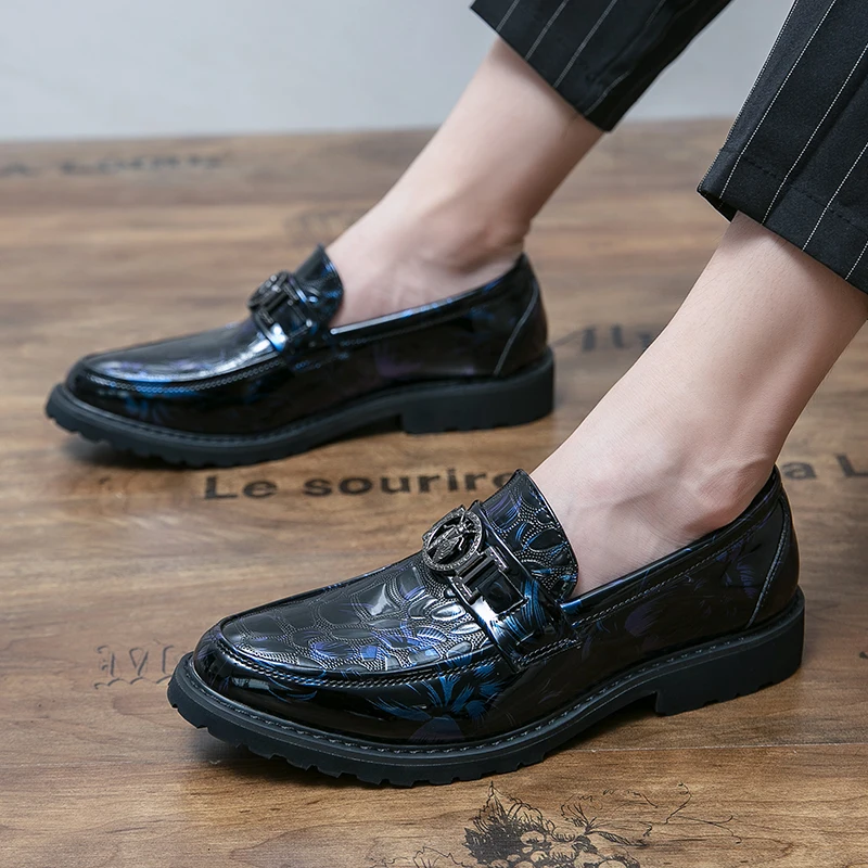 Men's Fashion Design Loafers Casual Slipon Business Shoes Wedding