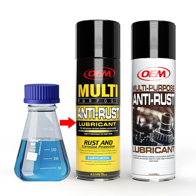 Senkia High Quality Anti Rust Spray Industrial Lubricant Spray Anti Rust Lubricant Rust Prevent Lubricant Oil Spray