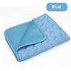 Blue-ice silk mat