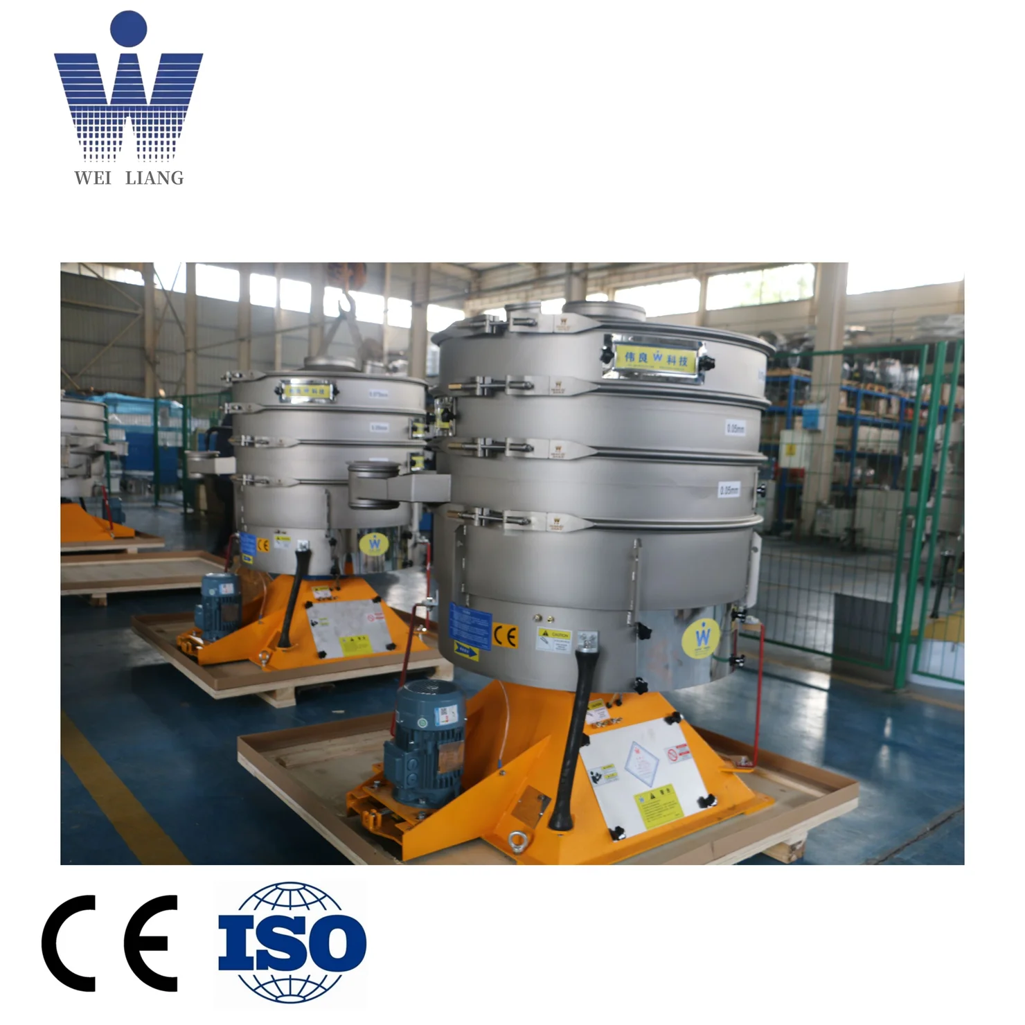 Circular Trommel Sieves with a Diameter 1000 2600 mm for the Food Processing Industry Tumbler Vibrating Screen