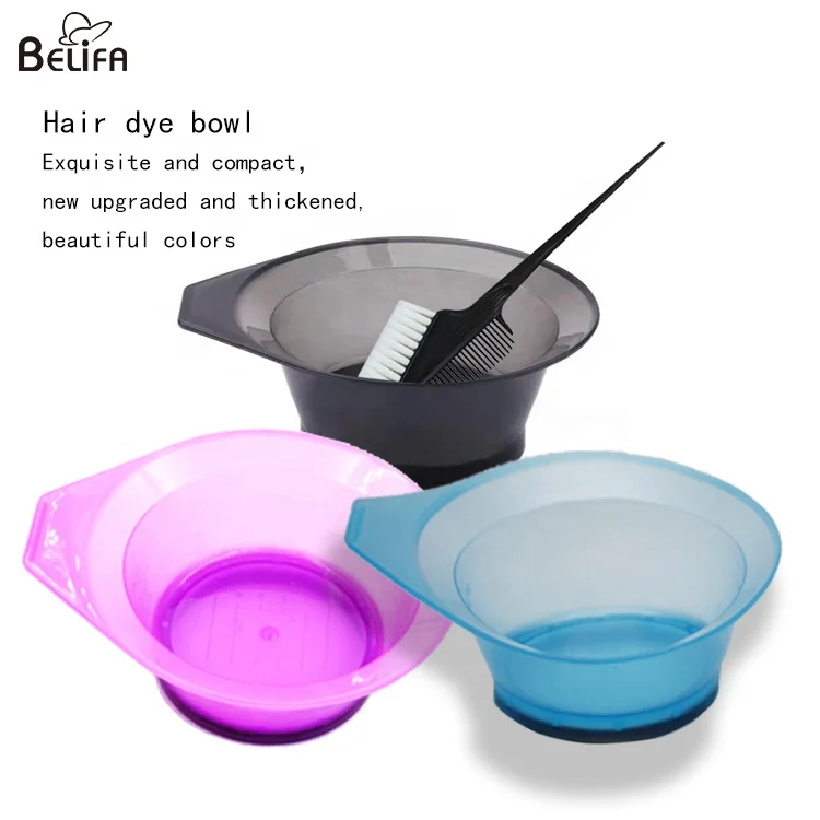 Beauty Salon Plastic Professional Color Mixing Bowl Diy Hair Dye Tint Bowl