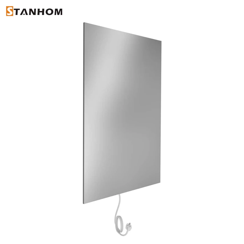 Стенной Электрический углеродный инфракрасный обогреватель STANHOM, противотуманные зеркальные панели