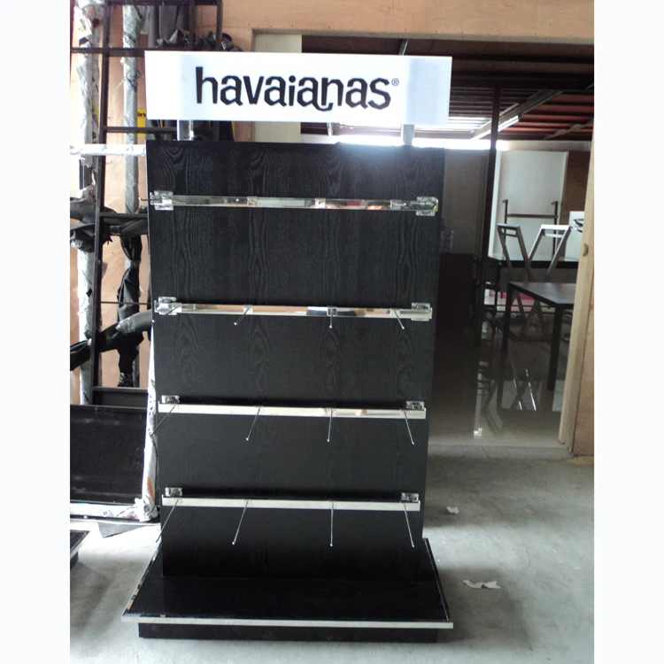 Metal Floor Hook Display Stand for Socks