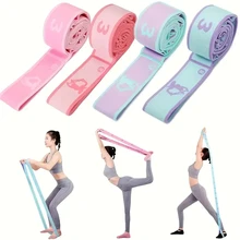 XDH  Manufacturer Customizable Resistance Band Training Yoga Auxiliary Stretching Belt Elastic Band yoga strap Webbing Strap