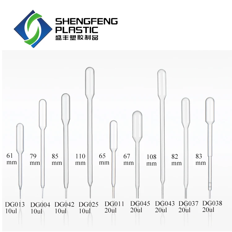 1ml 3ml 10ul 20ul 30ul 40ul 50ul Pasture Multi Plastic Disposable Mini Pipette Plastic Dropper Bottle