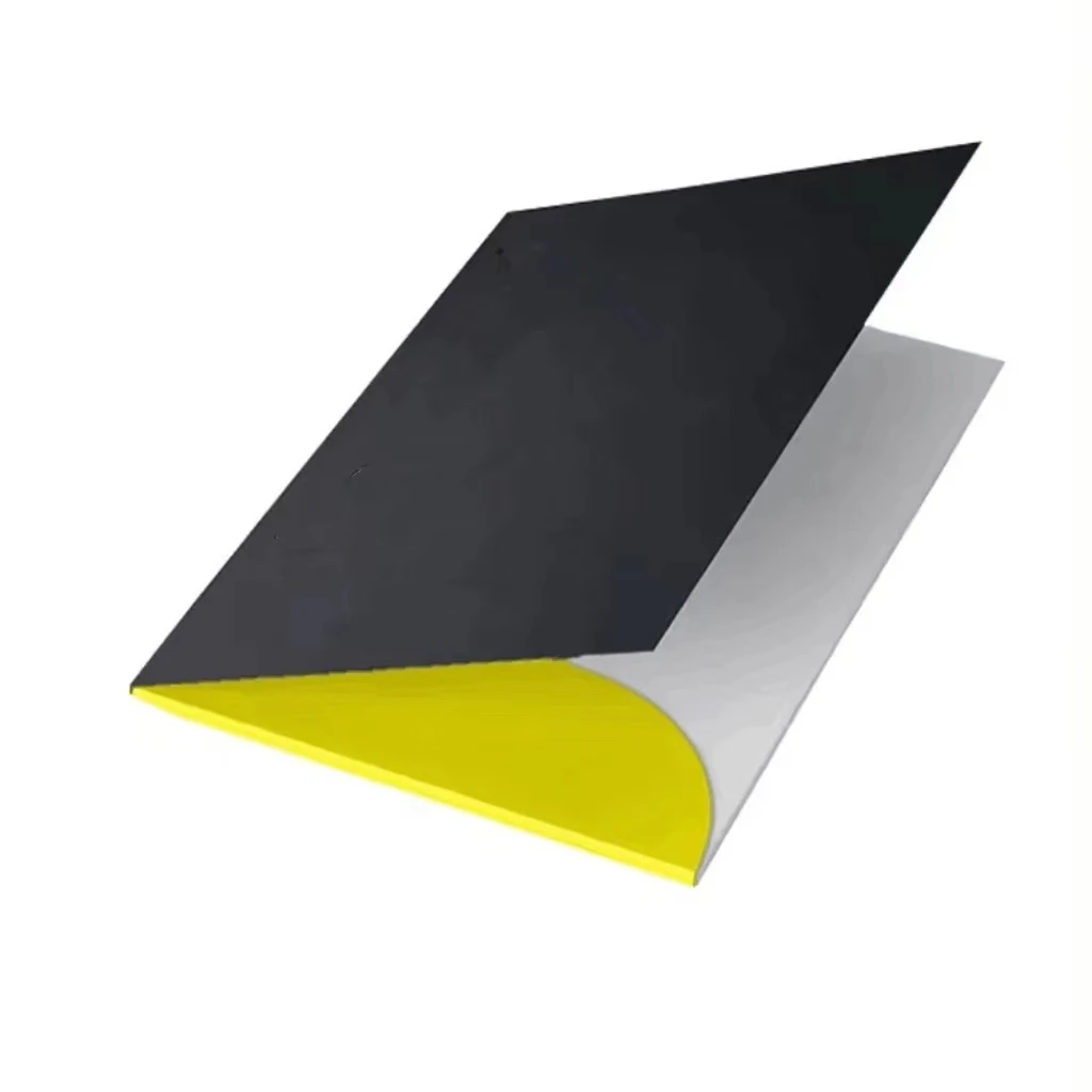 A2 Best Price Office Printed Cardboard Paper A3 Document Certificate File Glossy Lamination Black Folder With Pockets and logo