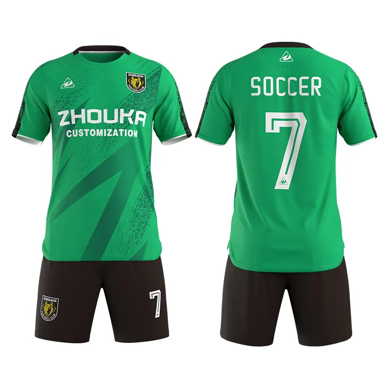 Custom Male Youth Football Training Clothing Breathable Quick