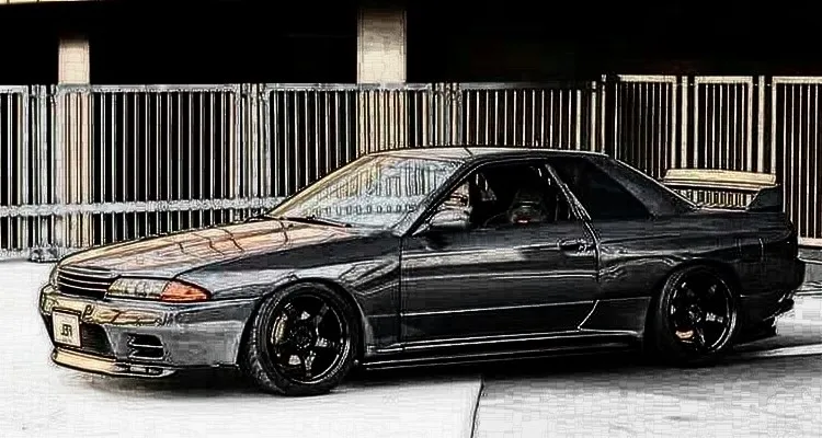 For Nissan Skyline R33 GTR Only Front Fender Vented BN Style Carbon ...