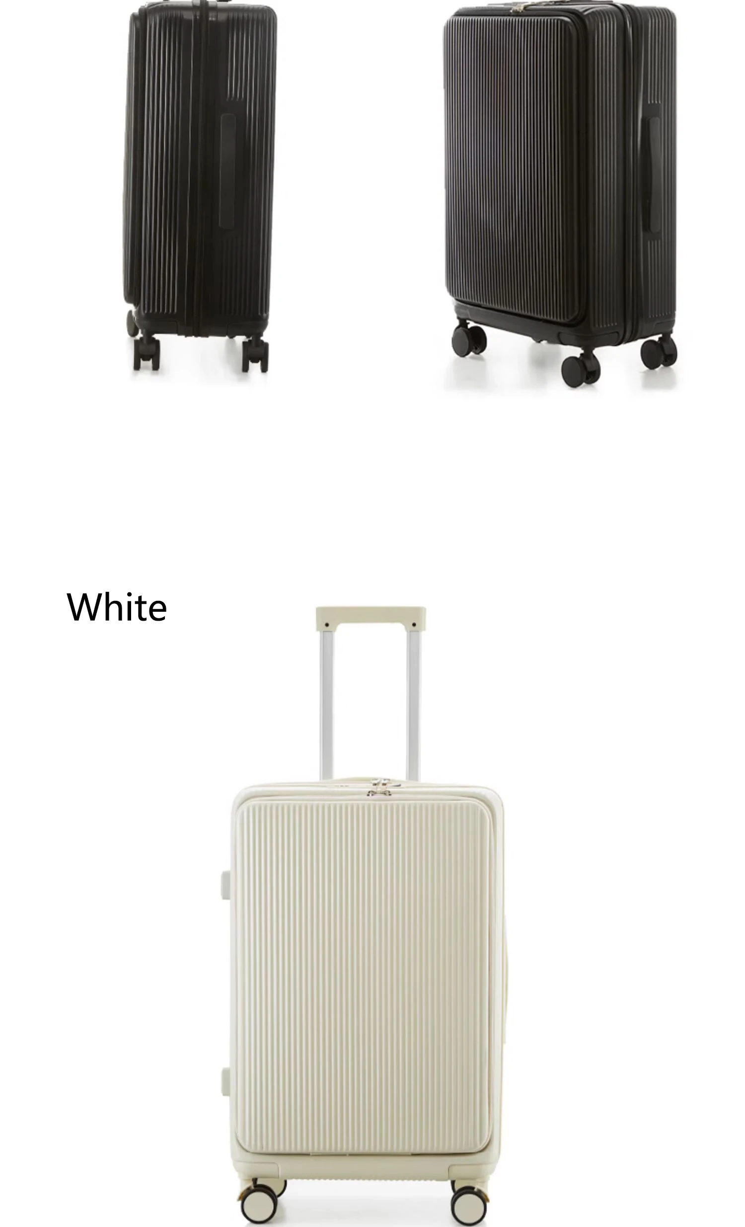 Premium Zippered ABS Carry-On Suitcase for Travel