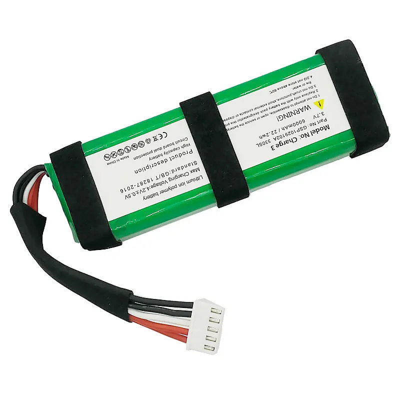 Batteria Vhbw 6000mAh Per JBL GSP1029102R – Sostituisce La Batteria Di Altoparlanti Portatili
