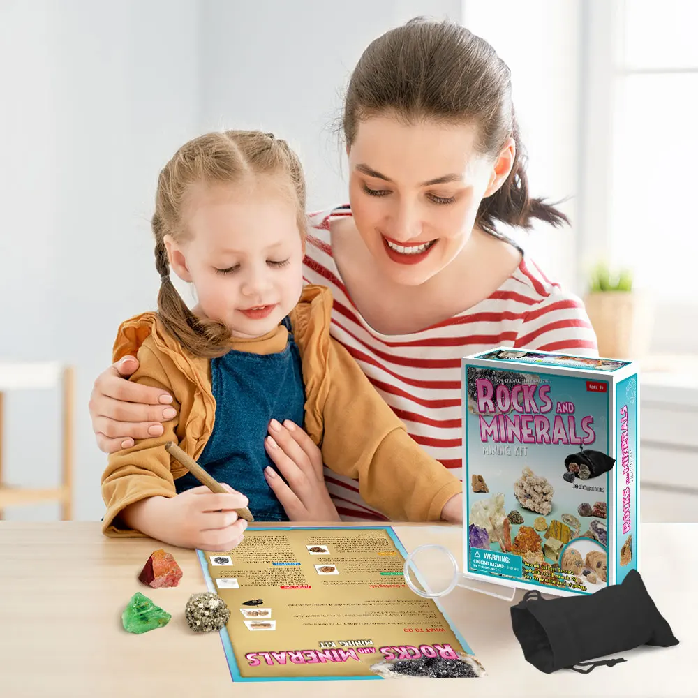 Excavation Kit Dig It Out for Classroom Education Toys Rocks Minerals and Gemstones Educational Toys for Kids