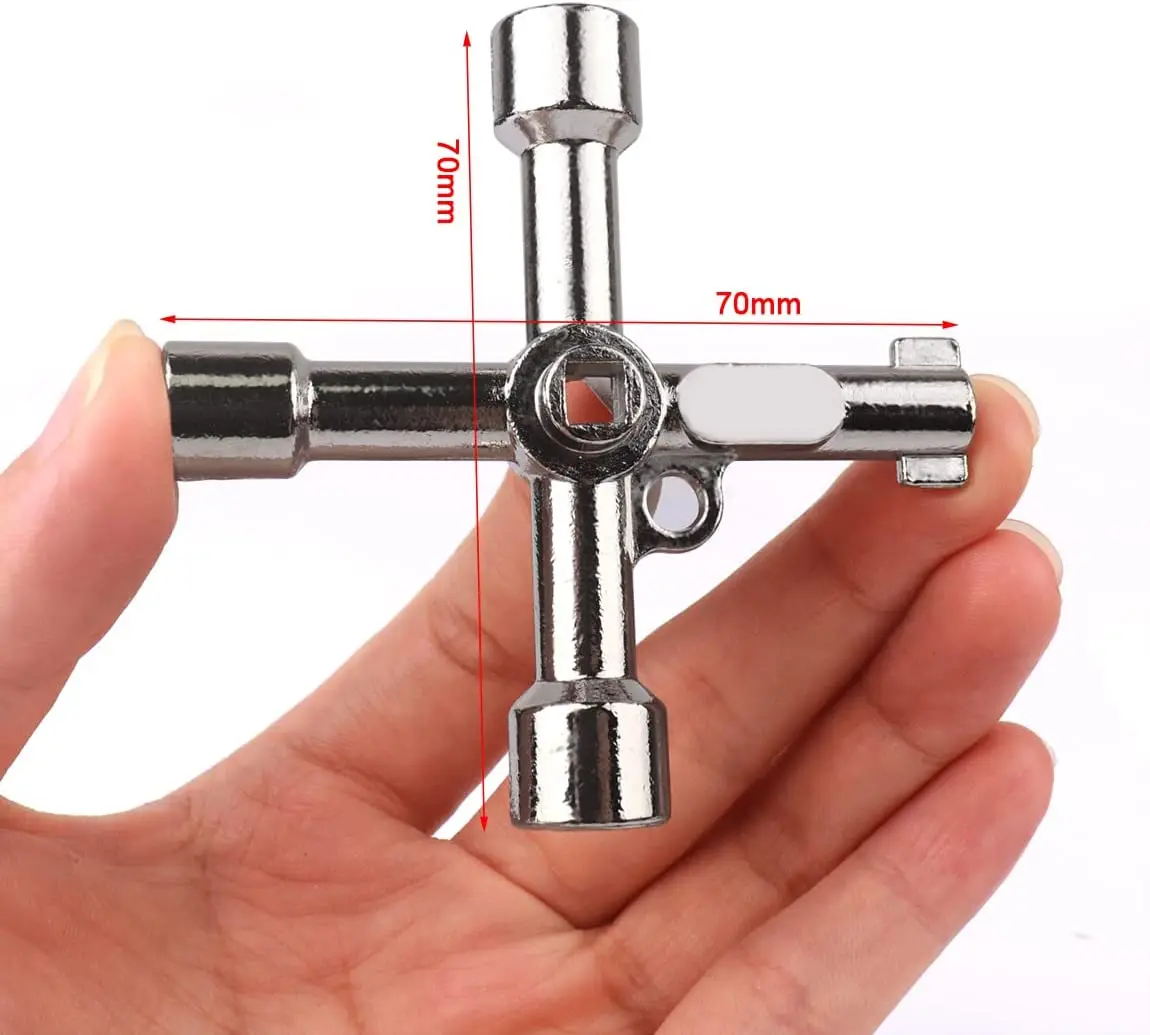 Emergency Triangle Key Elevator Door Key for Door Elevator Universal Drop Key
