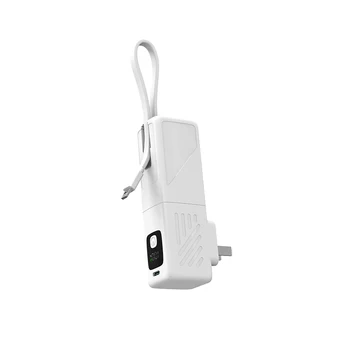 C1 5000mAh 3in1 Fordable Wall Charger   AC US Plug Power Bank