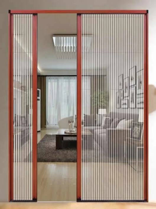 Frame Door Window Anti Mosquito Net for Door Roller High Quality Aluminum Alloy Polyest Customized Insect Fly Mosquito Bug  HJX