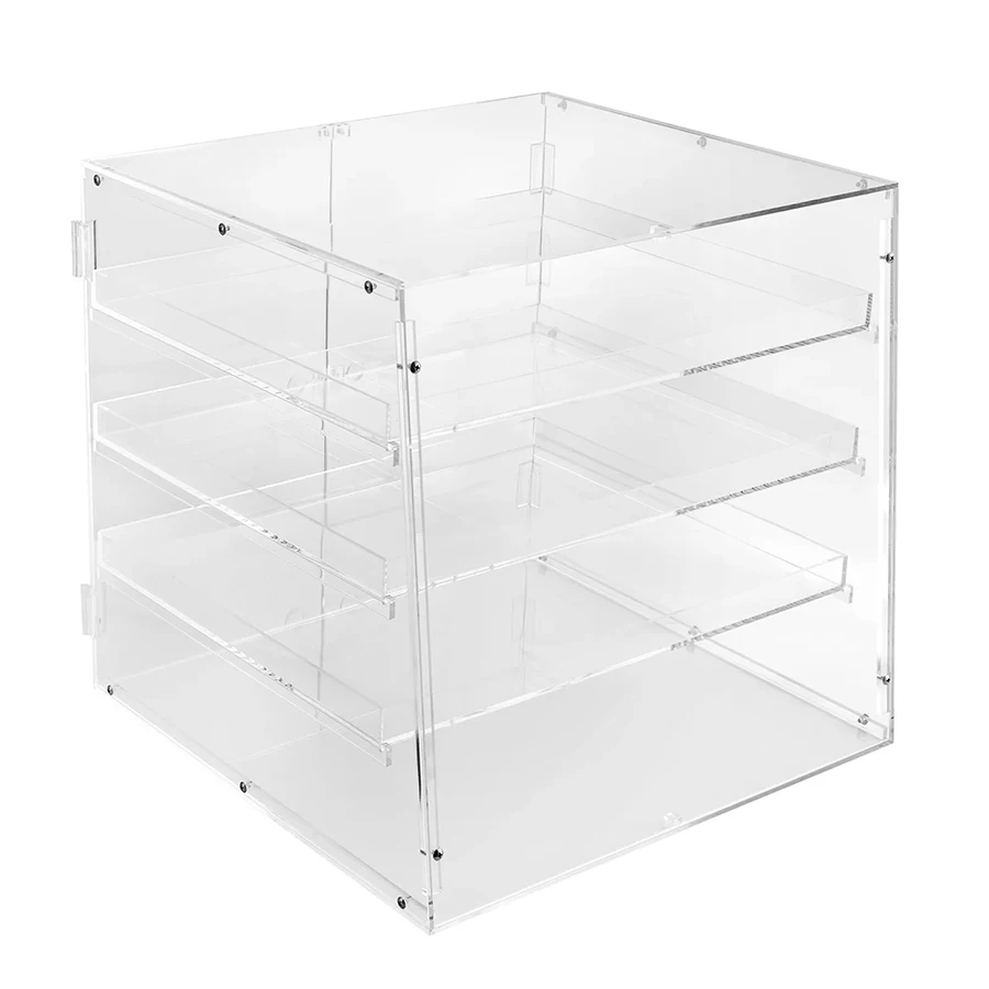 Bread Dessert Display Bakery Box case Stand Acrylic Risers for Food ...