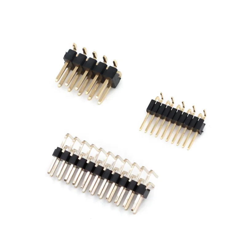 FPIC Custom Double Side Pins Flex Cable DC 0.8mm 2.54mm Pitch 12 16 18 20 34 40 B to B Pin Header Connector