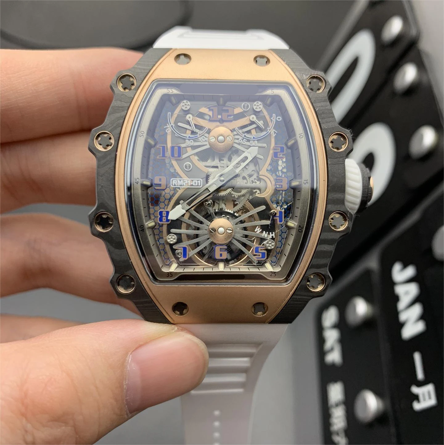 Top Version Rm21 Titanium Automatic Mechanical Watches For Mens,Jb ...