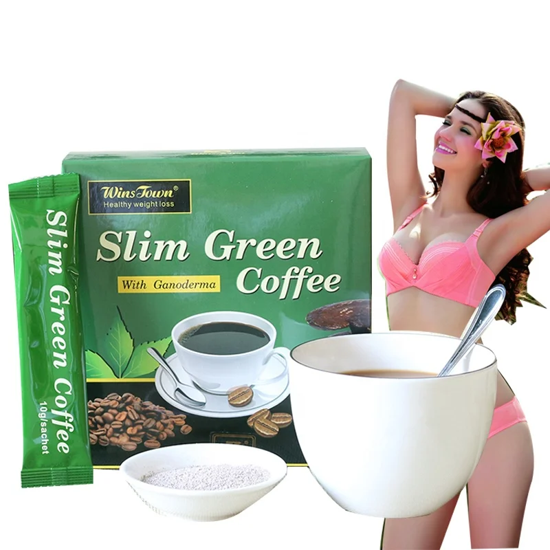 Wansongtang Slim green coffee with ganoderma private label coffee instant coffee weight loss