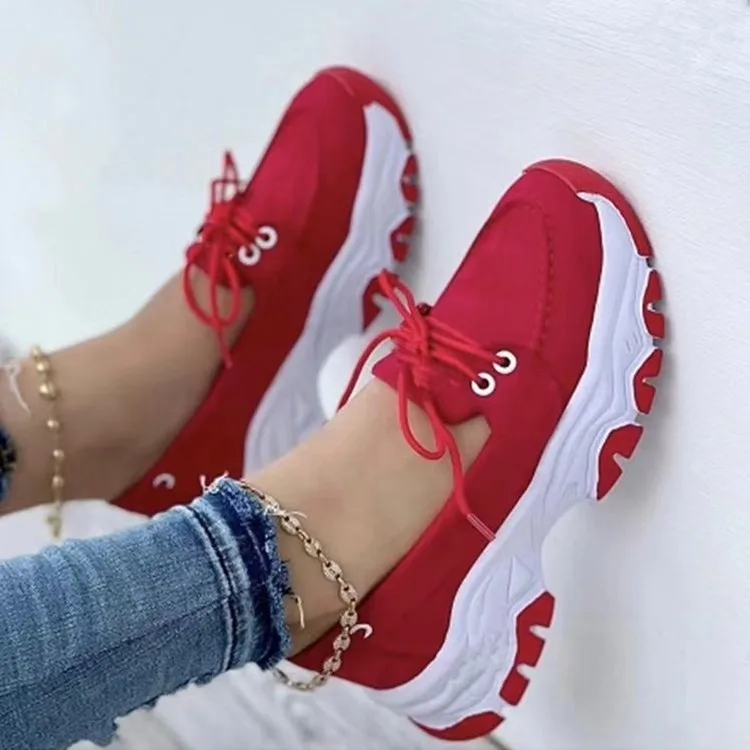 High Quality Sneakers Women Pink Sport Women Shoes Big Size Comfortable Women Flat Shoes Casual Breathable Lightweight Footwear