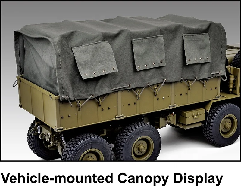 Hengguan Trasped HG P801 Canopy HEMTT 8X8 RC Army Truck – 16CH